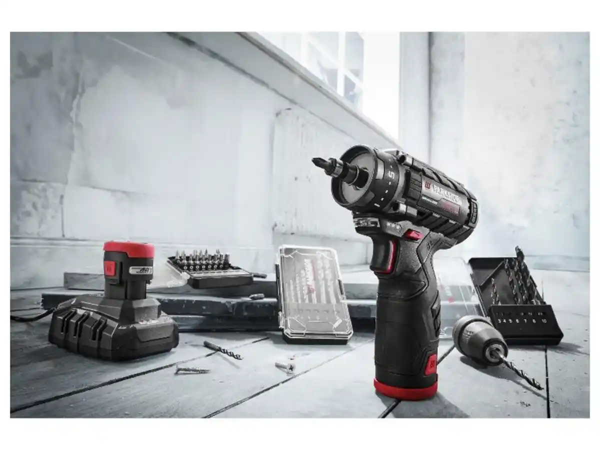 Bild 2 von PARKSIDE PERFORMANCE® 12 V Akku-Bohrschrauber-Starterset »PBSPA 12 E4«, mit Akkus und Ladegerät,  2 Ah