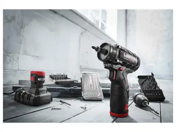 Bild 2 von PARKSIDE PERFORMANCE® 12 V Akku-Bohrschrauber-Starterset »PBSPA 12 E4«, mit Akkus und Ladegerät,  2 Ah