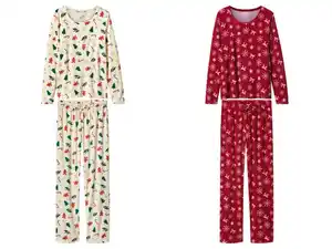 esmara® Damen Velours-Pyjama