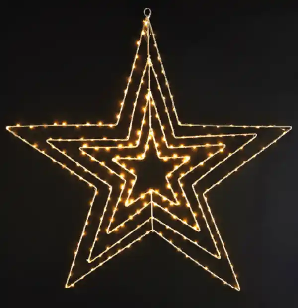 Bild 1 von Stern Metall 77x75cm 240 micro LEDww 8 F+T IP44 NT