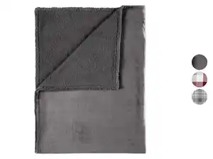 LIVARNO® Kuscheldecke mit Teddyfleece