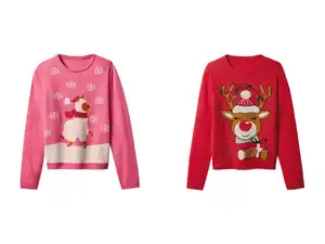 esmara® Weihnachtspullover mit LED-Effekt