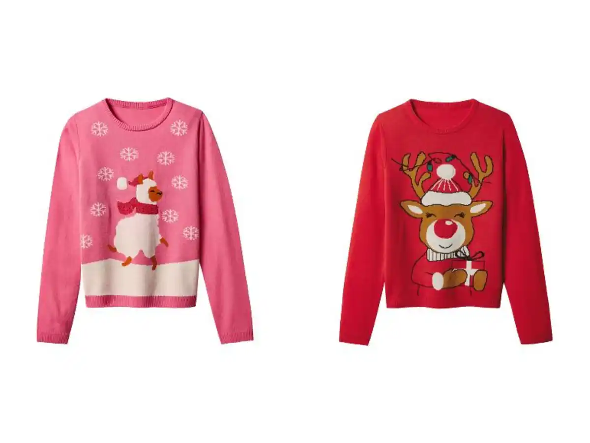 Bild 1 von esmara® Weihnachtspullover mit LED-Effekt