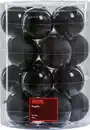 Bild 1 von TrendLine Weihnachtskugeln aus Glas Ø 6,0 cm schwarz 20 Stück