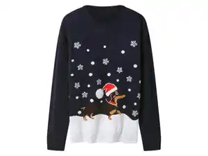esmara® Damen Weihnachtspullover mit LED-Effekt / Weihnachtspullover mit Musik / Weihnachtspullover