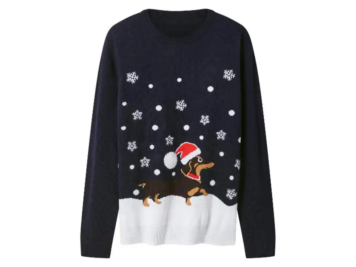 Bild 1 von esmara® Damen Weihnachtspullover mit LED-Effekt / Weihnachtspullover mit Musik / Weihnachtspullover