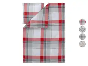 LIVARNO® Feinbiber-Bettwäsche, 135 x 200 cm