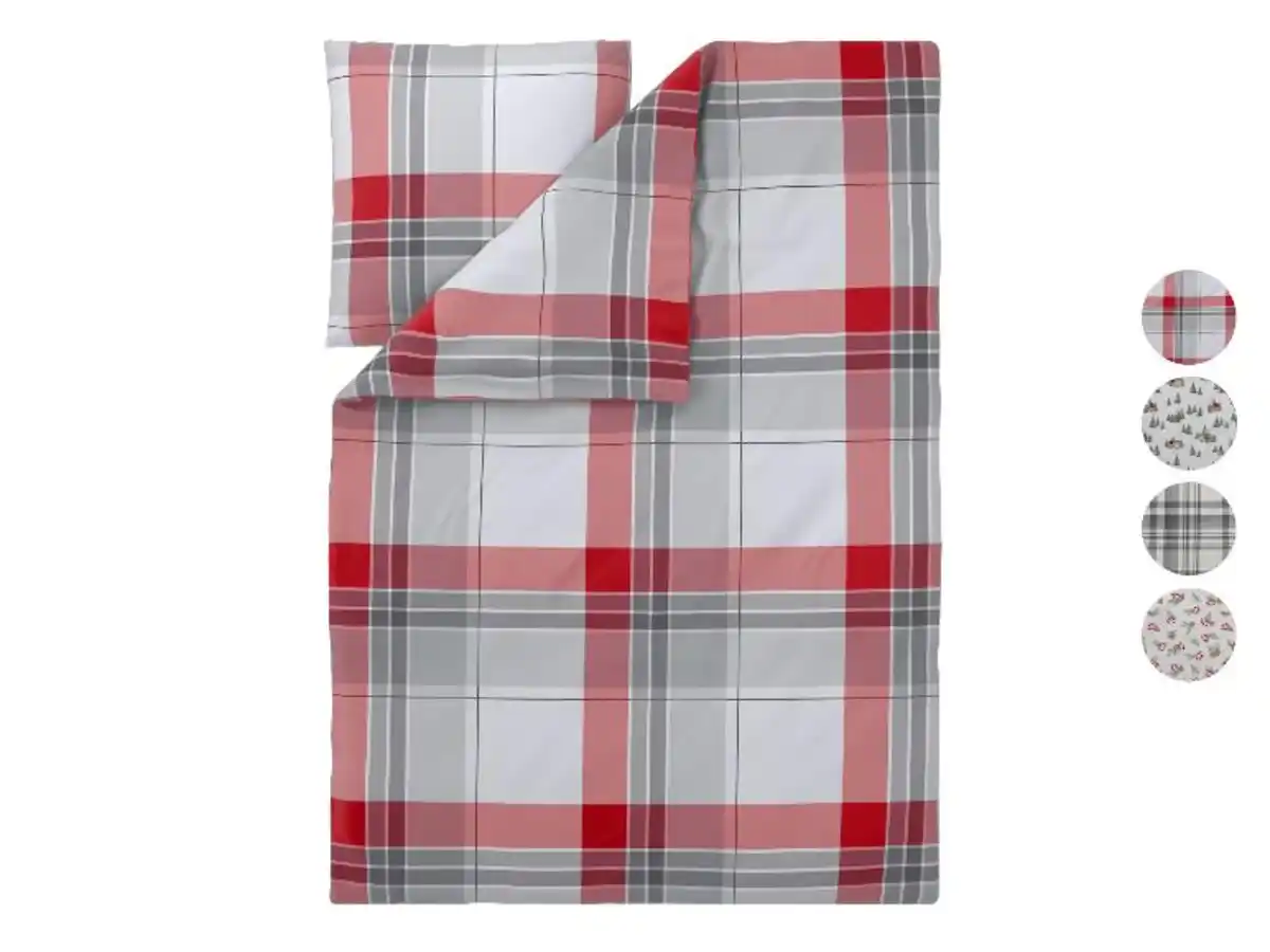 Bild 1 von LIVARNO® Feinbiber-Bettwäsche, 135 x 200 cm