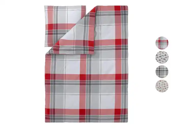 Bild 1 von LIVARNO® Feinbiber-Bettwäsche, 135 x 200 cm