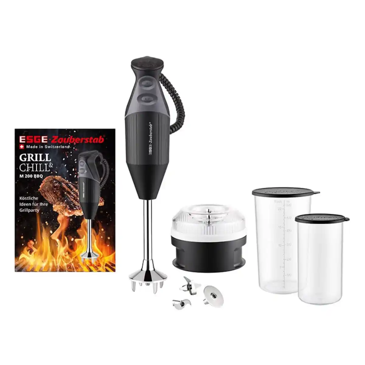 Bild 1 von ESGE Stabmixer M 200 BBQ 200 W Rezeptbuch Zauberstab