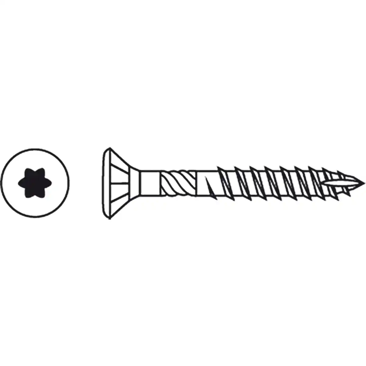 Bild 2 von Kraft Werkzeuge Turbo-Gewinde-Mehrzweckschrauben