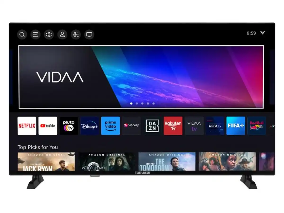 Bild 2 von TELEFUNKEN Fernseher »QUVP750S«, Smart TV