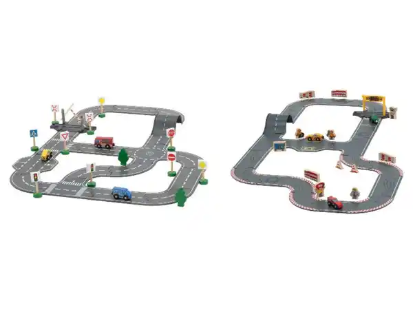 Bild 1 von lupilu® Straßen-Set Stadt / Straßen-Set Rennstrecke, 35-teilig / 38-teilig