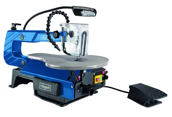 Bild 1 von Scheppach Dekupiersäge DECO-XLS 120 W 50 mm 500-1700 U/min Fußschalter LED-Arbeitslampe flexibles Gebläse