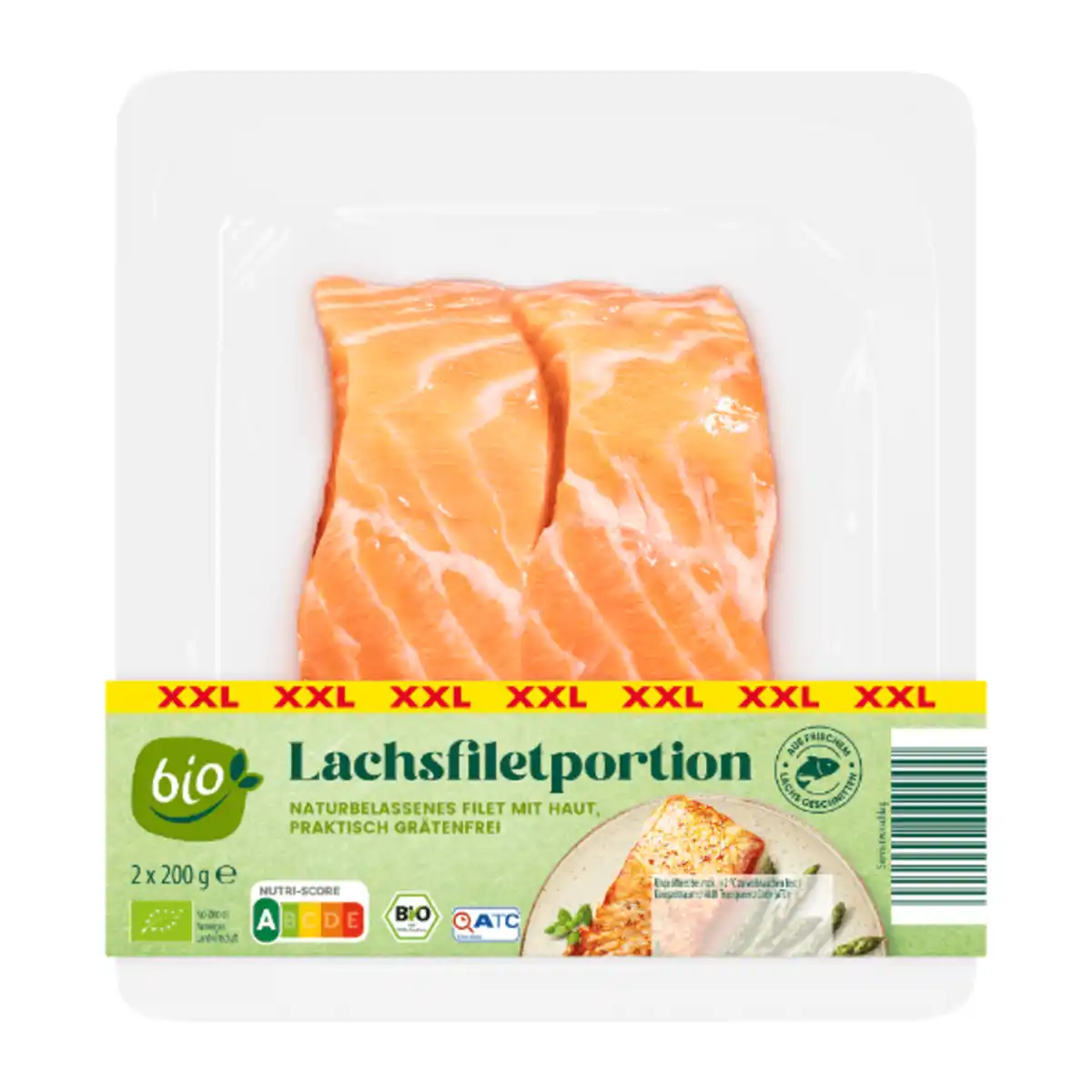 Bild 2 von BIO Lachsfiletportionen XXL 200g