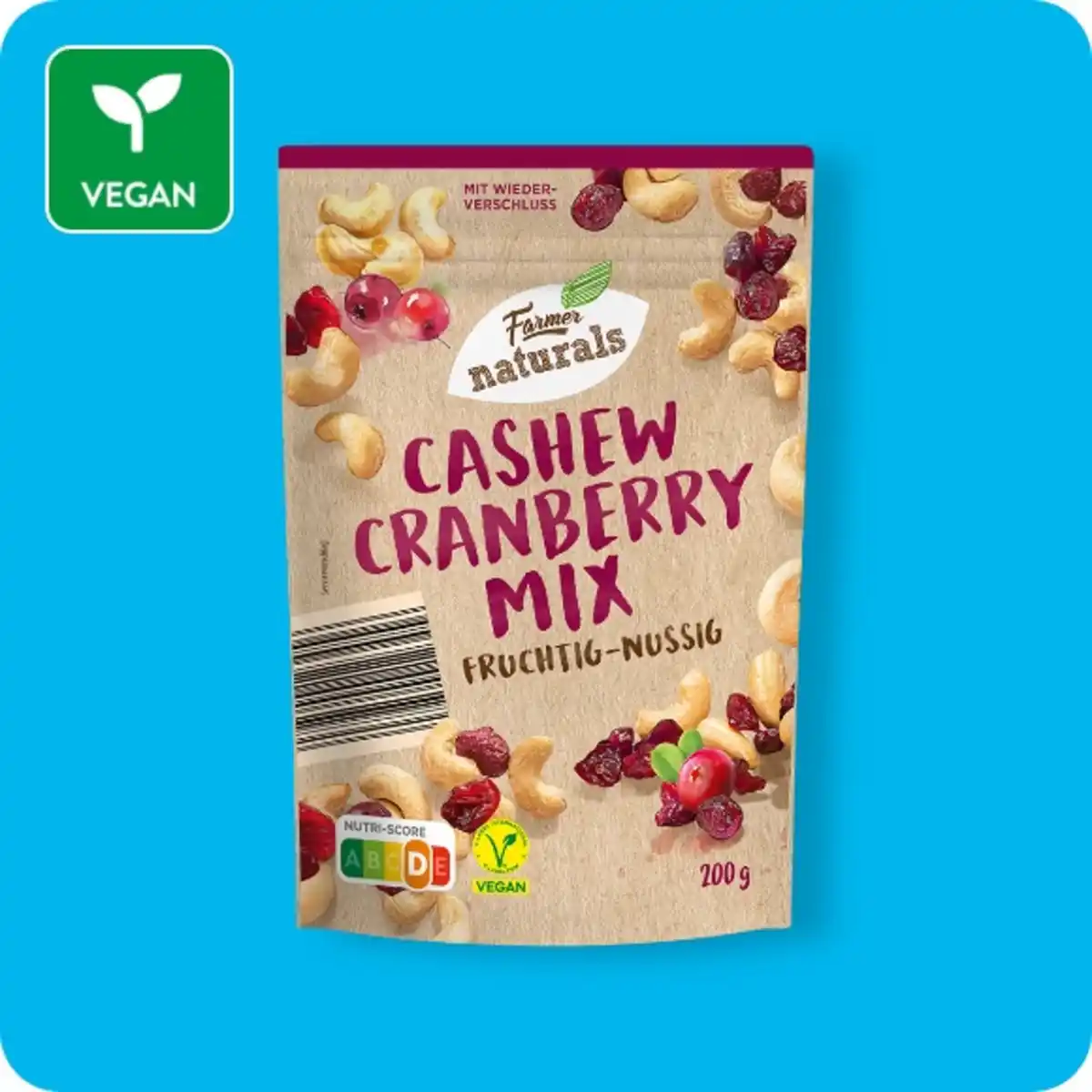 Bild 1 von FARMER NATURALS Cashew-Cranberry-Mix