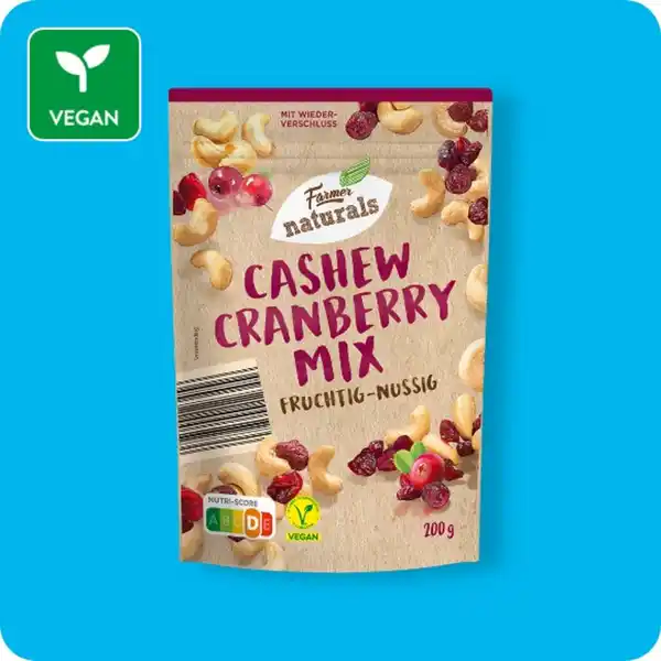 Bild 1 von FARMER NATURALS Cashew-Cranberry-Mix
