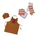 Bild 1 von CROFTON Schürze / Küchenset / Topflappen-Ofenhandschuh-Set
