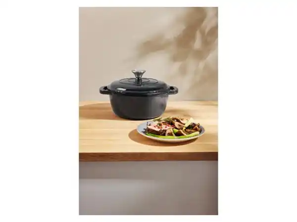 Bild 2 von SILVERCREST® Premium-Gusseisentopf 22 cm / 2,8 Liter mit Drop-System