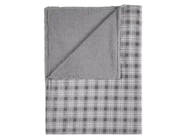 Bild 2 von LIVARNO® Kuscheldecke mit Teddyfleece