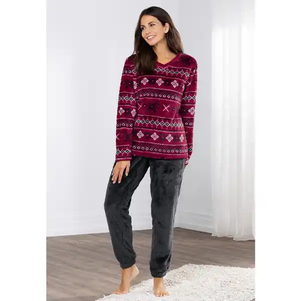 Bild 1 von Ellenor Coral-Fleece-Schlaf-/ Hausanzug