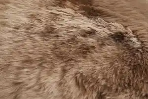 Teppich Schaffell 85 x 60 cm dark oak