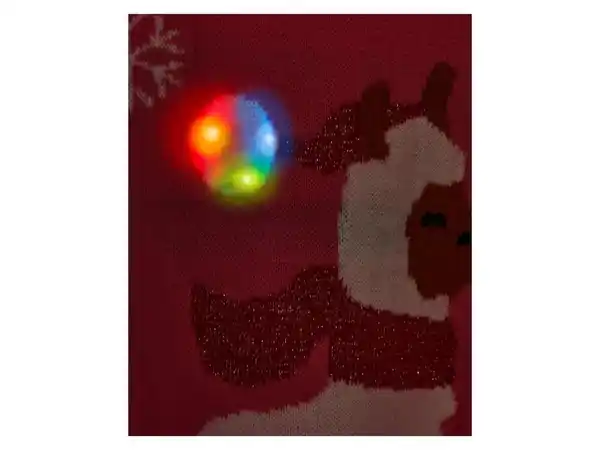 Bild 3 von lupilu® Kinder Weihnachtspullover mit LED-Effekt
