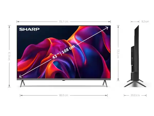 Bild 3 von Sharp 43" 4K ULTRA HD SMART TV »43GM6245E«