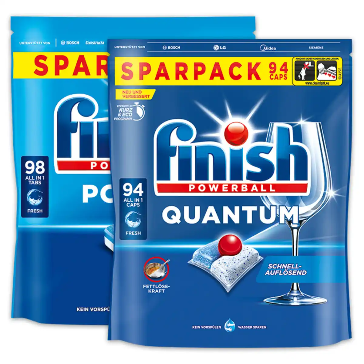 Bild 1 von Finish All in 1 Spülmaschinen Caps / Tabs