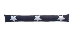 TrendLine Zugluftstopper Sterne dunkelgrau 90 x 12 x 8 cm