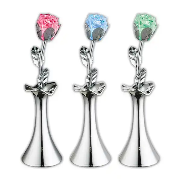 Bild 2 von I-Glow LED-Rose mit Vase