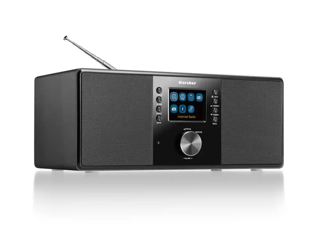 Bild 1 von Karcher Karcher DAB 7000i Internetradio - DAB+ / UKW Radio - Bluetooth - USB - Wecker,  40 Senderspeicher