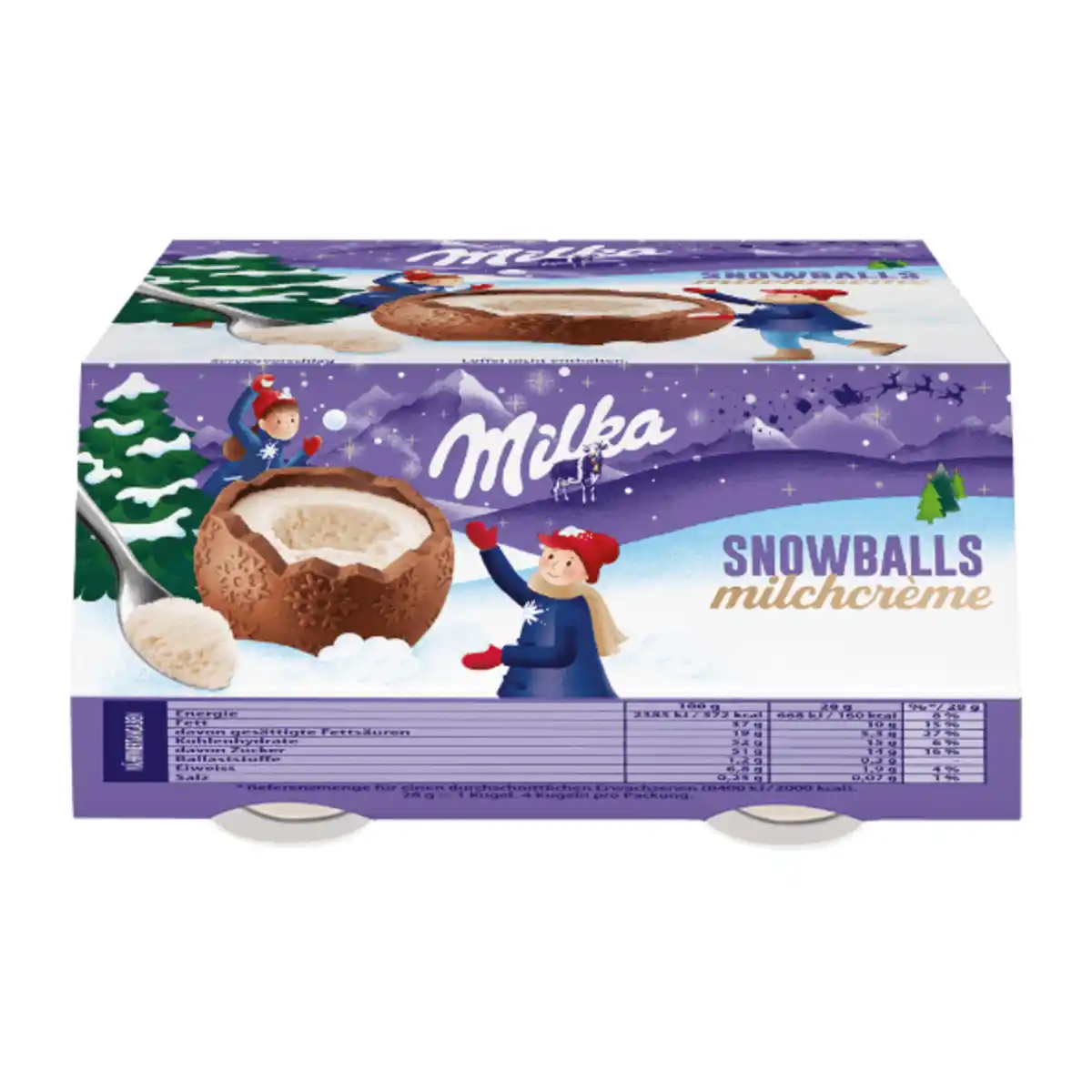 Bild 1 von MILKA Snowballs Milchcréme 28g