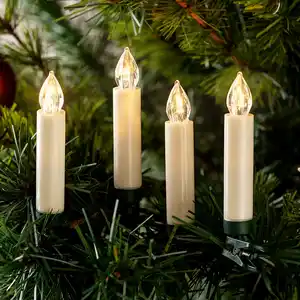 I-Glow 15 kabellose LED-Weihnachtskerzen