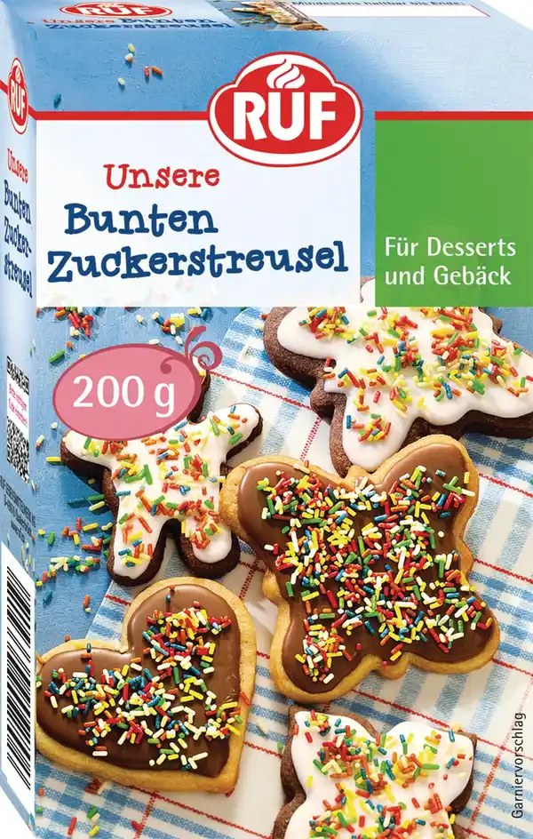 Bild 1 von Bunte Zuckerstreusel 200 g