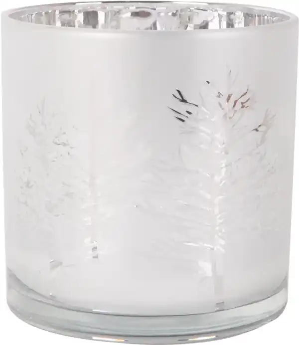 Bild 1 von Windlicht Baum Glas Ø 15 x 15 cm silber weiß