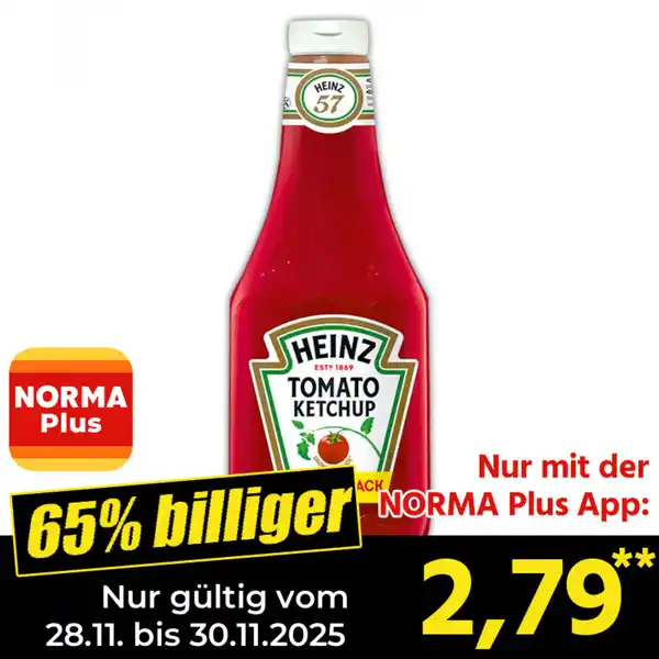 Bild 1 von Heinz Tomato Ketchup