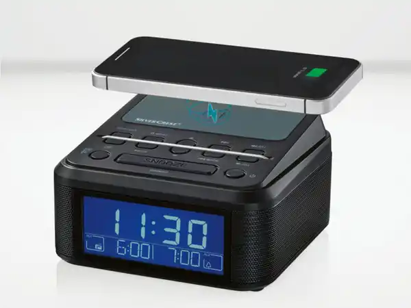 Bild 2 von SILVERCREST® Uhrenradio, mit Qi Ladung, DAB+, Bluetooth