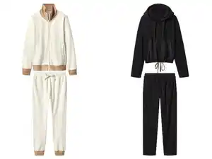 esmara® Damen Fleece-Wellnessanzug, Fleece-Wellnessanzug