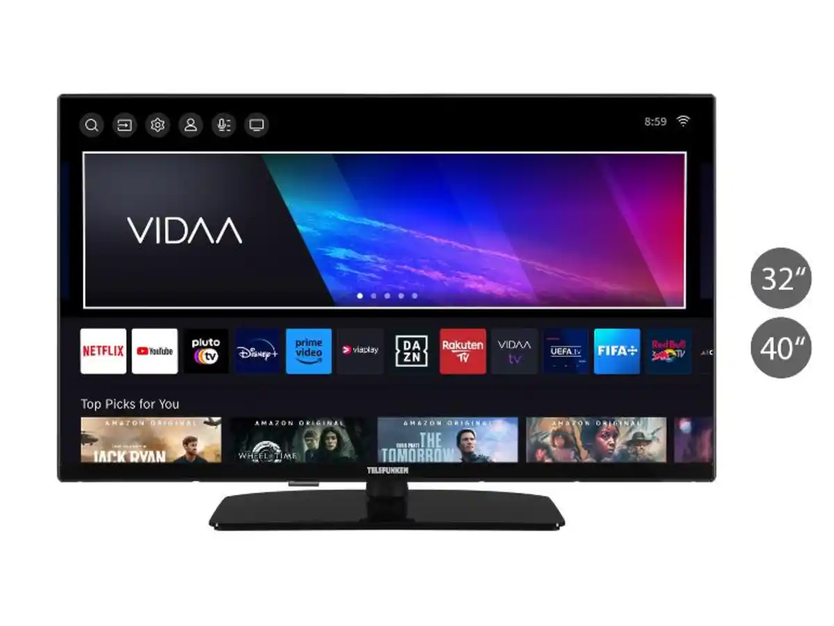 Bild 1 von TELEFUNKEN Fernseher »QFVP750S QLED VIDAA« Smart TV