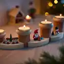 Bild 4 von Adventsteelichthalter-Set