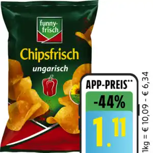 funny-frisch Chipsfrisch, Ofen Chips, Intense oder Erdnuss Flippies