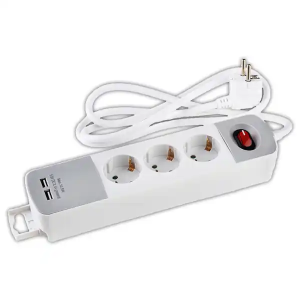 Bild 1 von cet 3-fach Steckdosenleiste