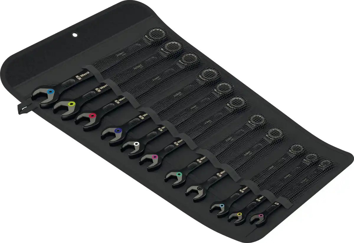 Bild 1 von Wera Maul-Ringratschenschlüssel-Satz 6000 Joker Black Edition 11 Set 1 11-teilig