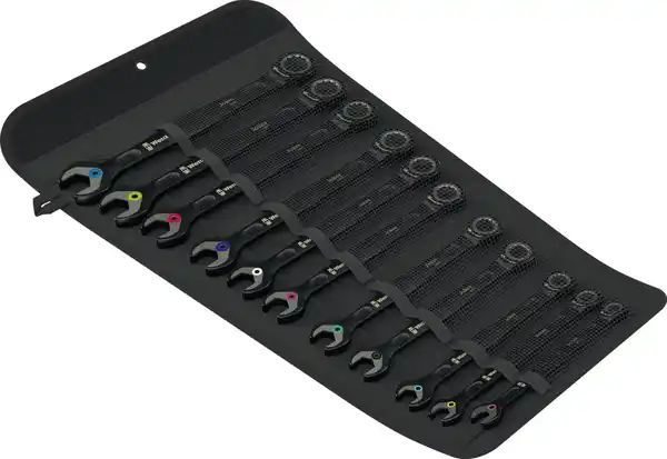 Bild 1 von Wera Maul-Ringratschenschlüssel-Satz 6000 Joker Black Edition 11 Set 1 11-teilig