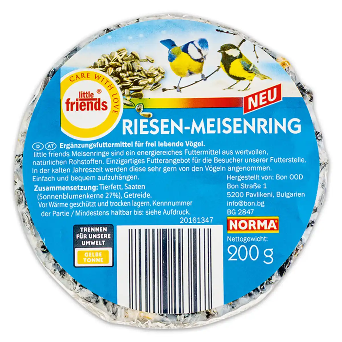 Bild 1 von Little-Friends Riesenzapfen / Riesen-Meisenring