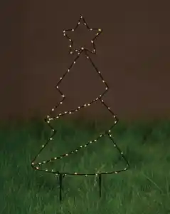 Gartenstecker Weihnachtsbaum 85 Micro LED IP44