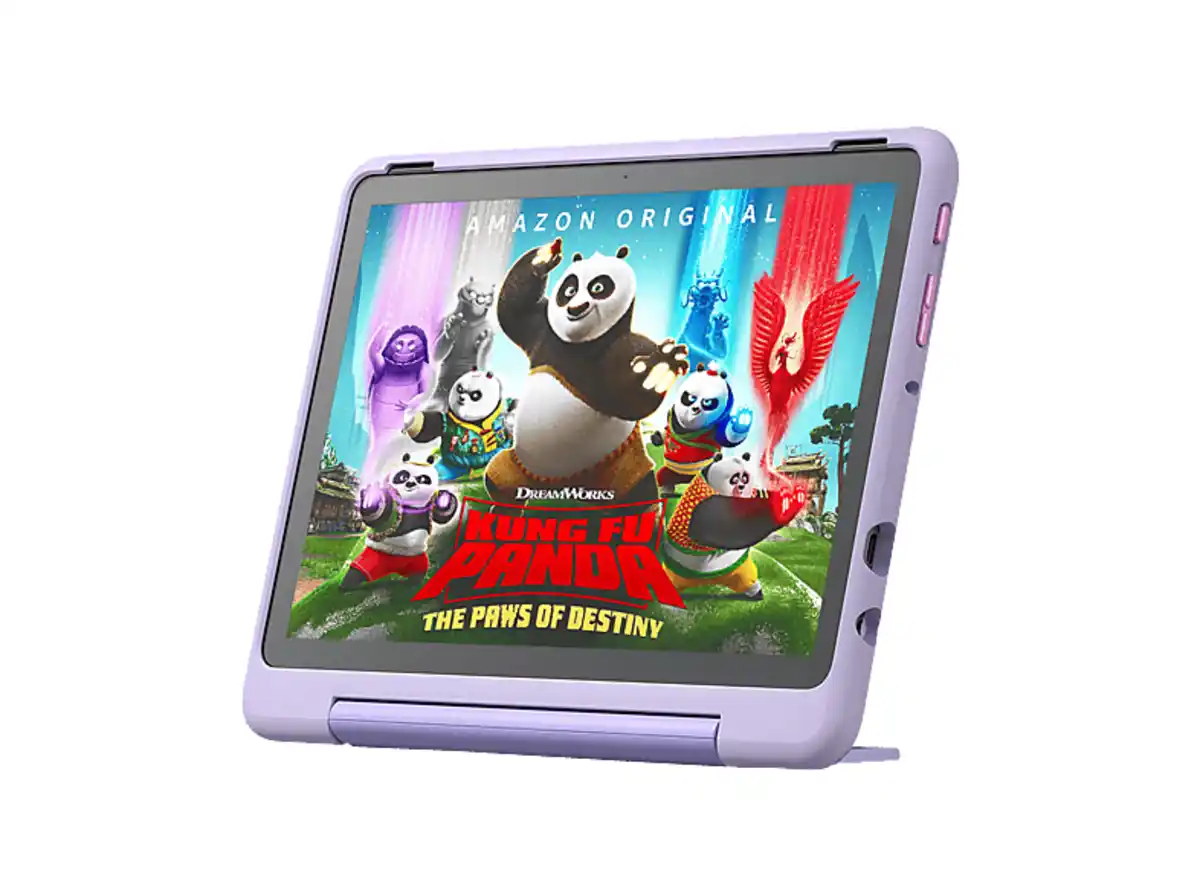 Bild 1 von AMAZON Fire HD 10 Kids Pro (2023), Tablet, 32 GB, Zoll, Schwarz, mitgelieferte Hülle im Happy Day Design