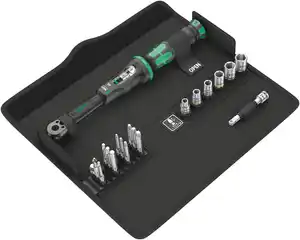 Wera Drehmomentschlüssel Click-Torque A 6 Set 1, 2,5-25 Nm 20-teilig