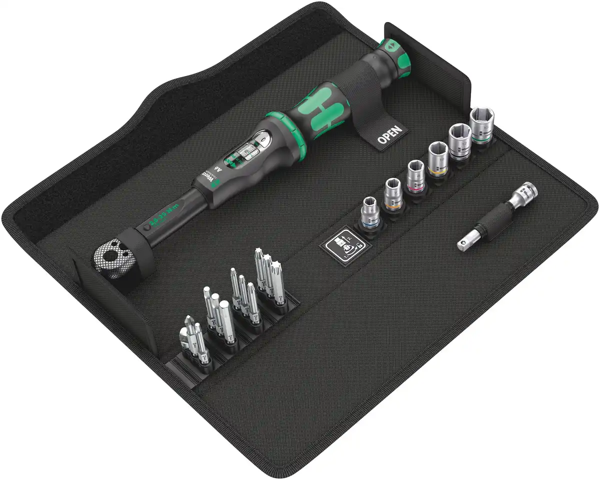 Bild 1 von Wera Drehmomentschlüssel Click-Torque A 6 Set 1, 2,5-25 Nm 20-teilig